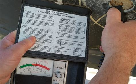 yacht survey moisture meter|marine survey moisture readings.